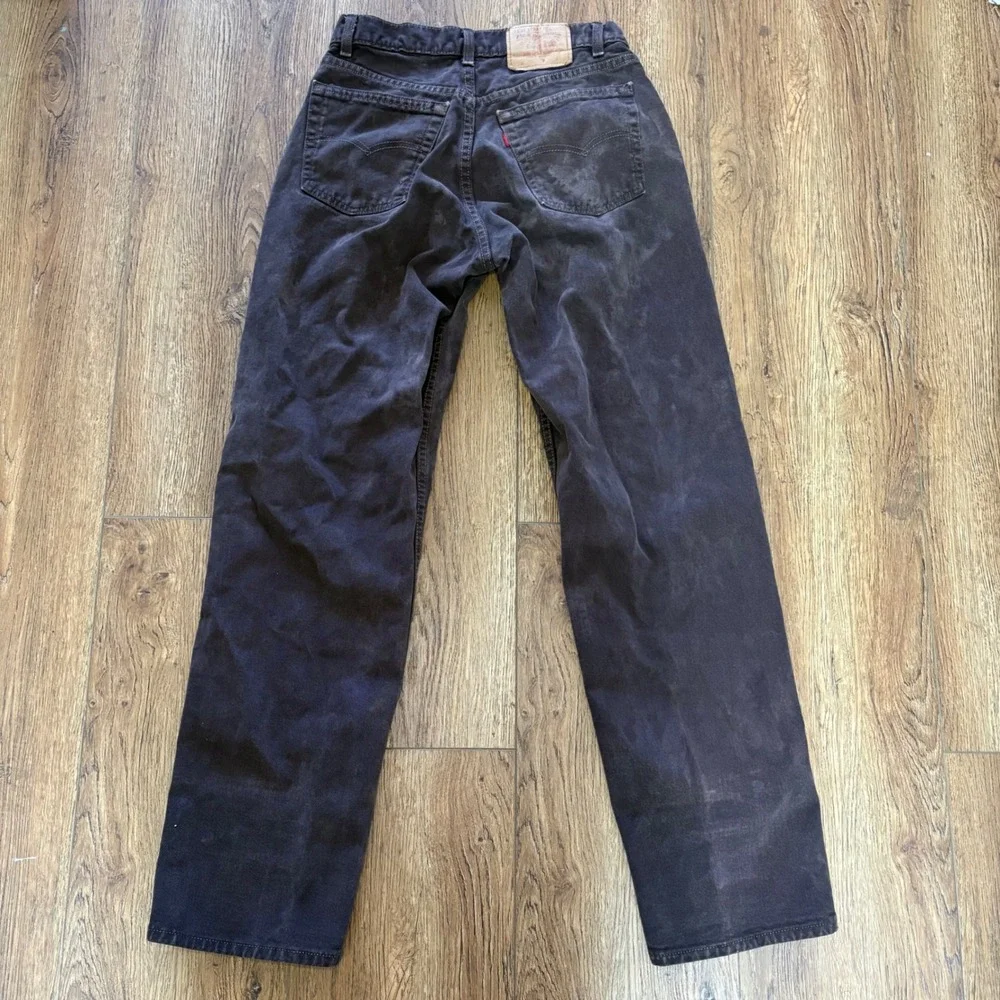 VTG 1993 Levis 511 Brown Jeans Mens 31x32 USA Made 90s Straight Leg Denim rugged